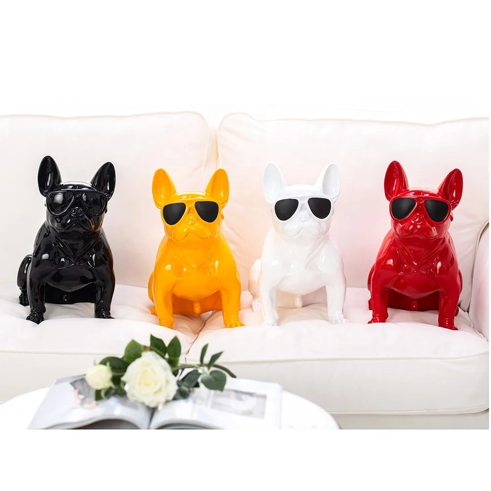 KEVIN5 Series Best Selling Cool Plastic Dog Mannequin Cute Realistic Sitting Pet Dog Model for Pet Dog Cloth Display