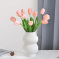 S823 High Simulation Wedding Home Decoration Moisturizing Floral Faux Fake Soft Latex Artificial Flowers Real Touch Tulip