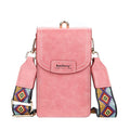 New Women Wallet Pu Leather Shoulder Straps Shoulder Bag Mobile Phone Big Card Holders Wallet Handbag Pockets Girls