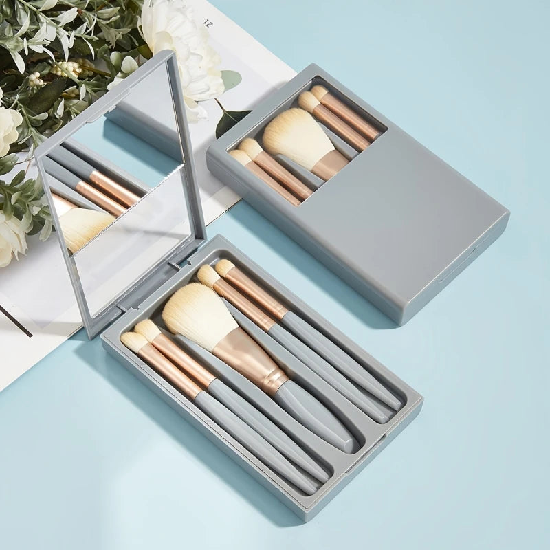 Hot Sell Hot Moms Professional 5Pcs Mini Size Travel Makeup Brushes Set or Other Makeup Tools