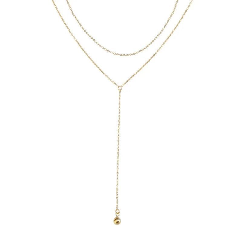 Statement Necklace 14K Gold Plated 925 Sterling Silver Jewelry for Women Initial Choker Chain Necklace for Women