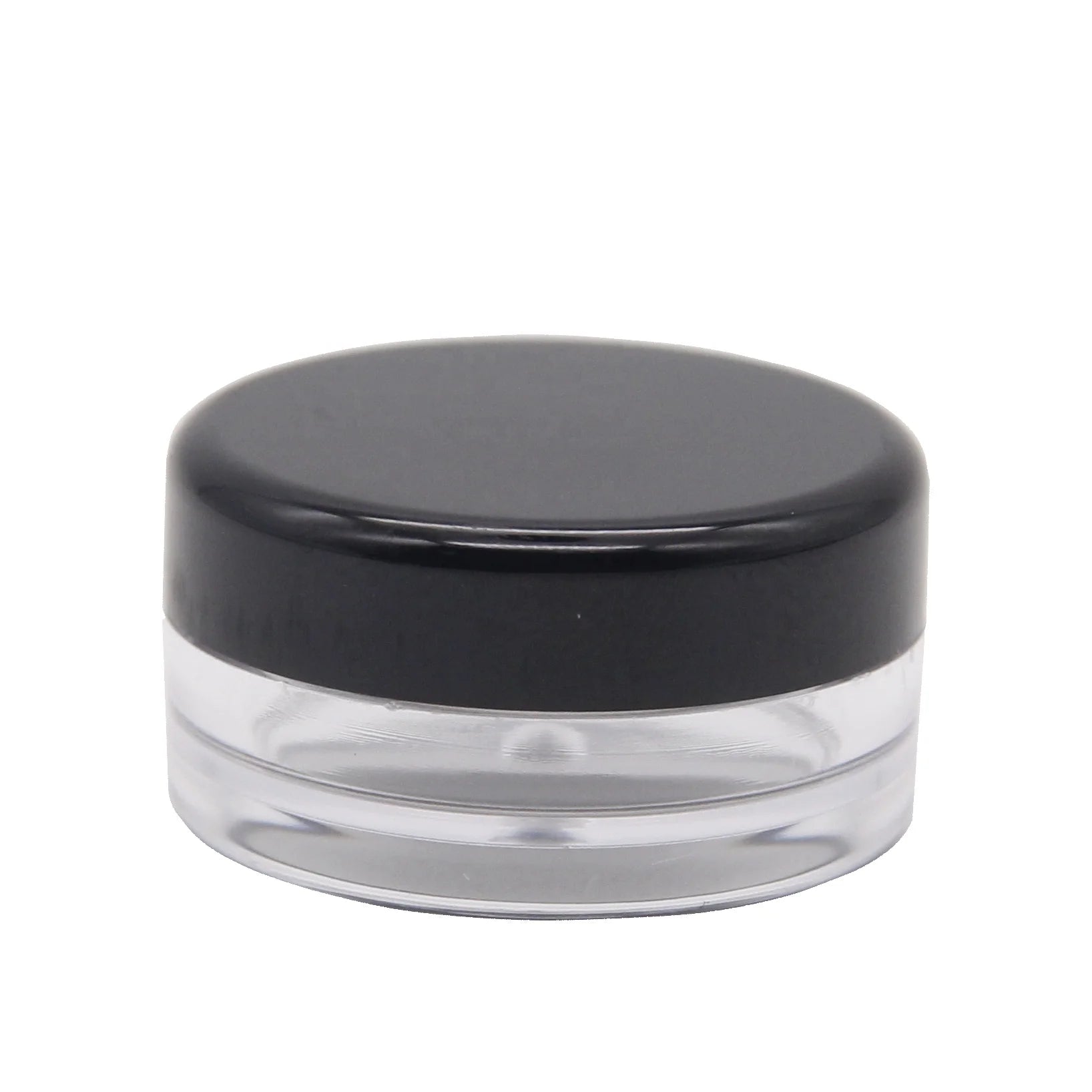 Thickened Bottom Transparent Face Eye Cream Box Colorful Empty Refillable Plastic Screw Lotion Jar 3g/3ml Mini Makeup Container