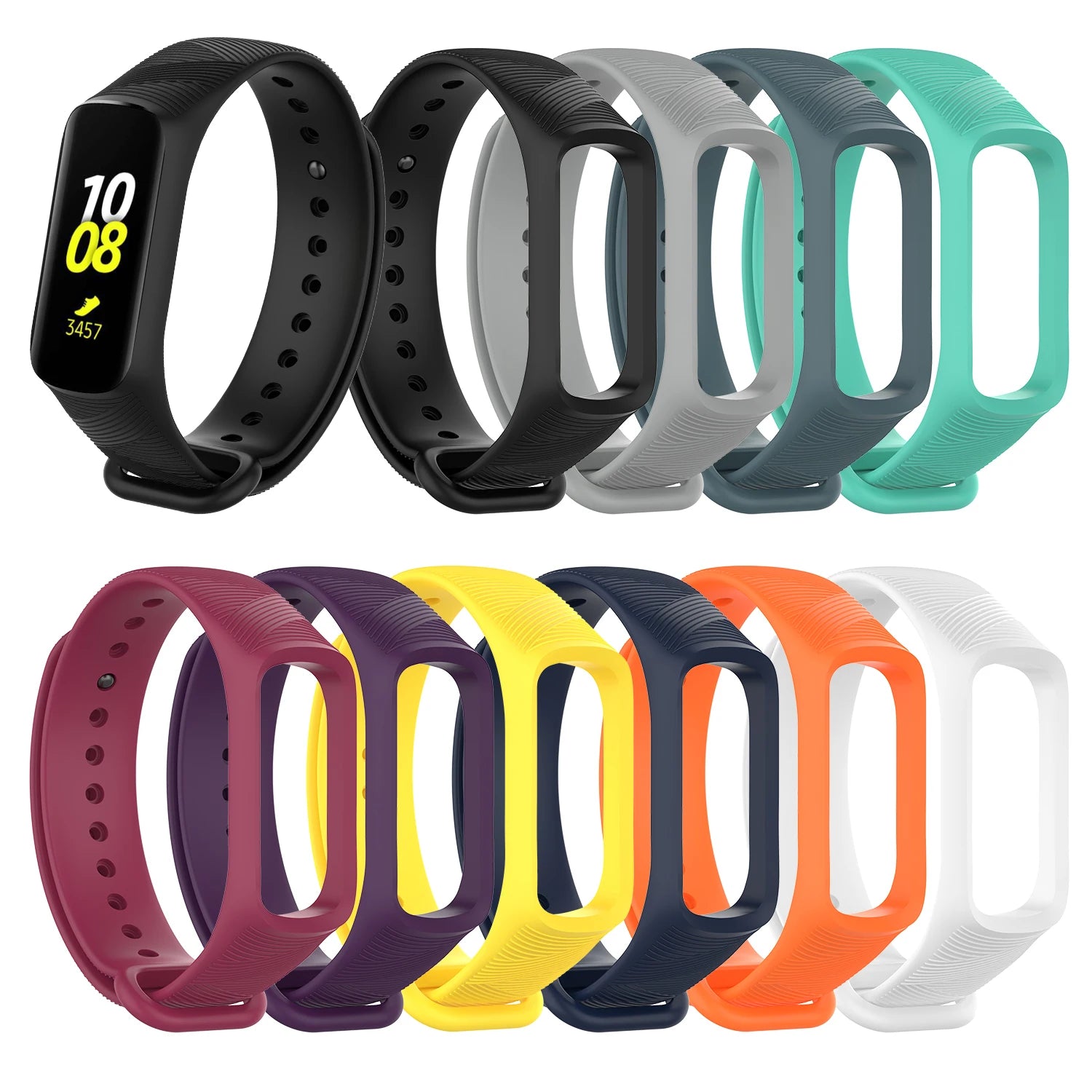 ShanHai Replacement Bands for Samsung Galaxy Fit E SM-R375 Classic Accessories Band Sport Strap for Galaxy Fit E Smartwatch