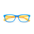 New Solid Square Full-Rim Anti Blue Light Durable Kids Silicone Computer Glasses Frame Private Label MegaBDM