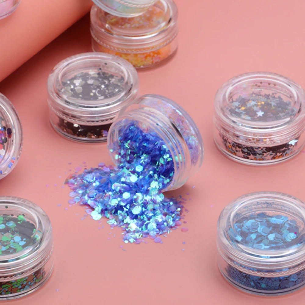 Private Label Cosmetic Loose Glitter Chunky Glitters Eyeshadow