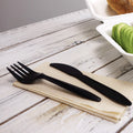 Factory-Produced 6 Inch Biodegradable Compostable Disposable Cutlery Set Cornstarch Ser Knife Spoon Fork for Parties