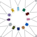 New Design Wholesale Fine Jewelry 925 Sterling Silver 12 Zodiac Signs Colorful Zircon Necklace