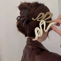 High-end Plastic Light Luxury Shark Claw Snake-shaped Hair claw clip Fashionable Hair Accessories for Women with Thick Hair