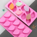 10-Cavity Leaf Silicone Mold for Making Homemade Chocolate Candy Gummy Cake-Cake Tools