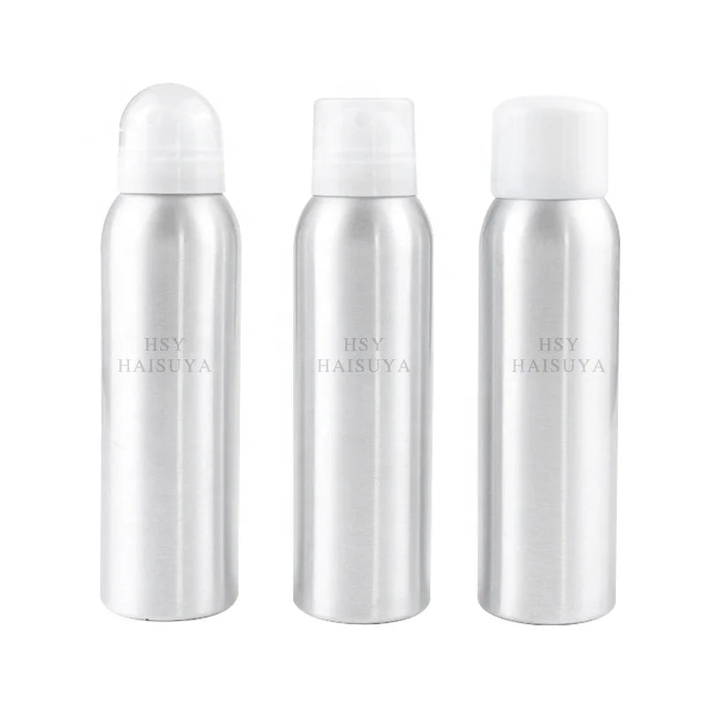 High Quality 100ml/120ml Aluminum Aerosol Cans Primary Sunscreen Deodorant Air Freshener Dry Shampoo Bottles Lotion Lipstick