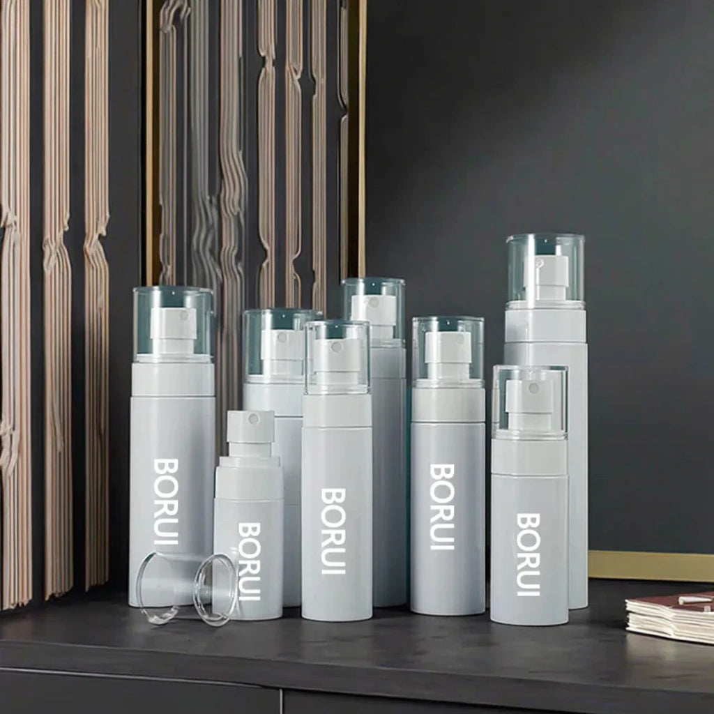 PET Plastic Cosmetic Bottle Face Toner Mist Hair Spray 40ml-150ml Sizes Refillable Pump Perfume Water Wigs Skincare Face Mask