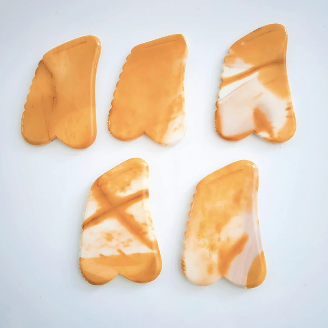2026 Chinese supplier Gua Sha beauty Natural Mookaite Jasper for Face to Lift Decrease Puffiness and Tighten gift