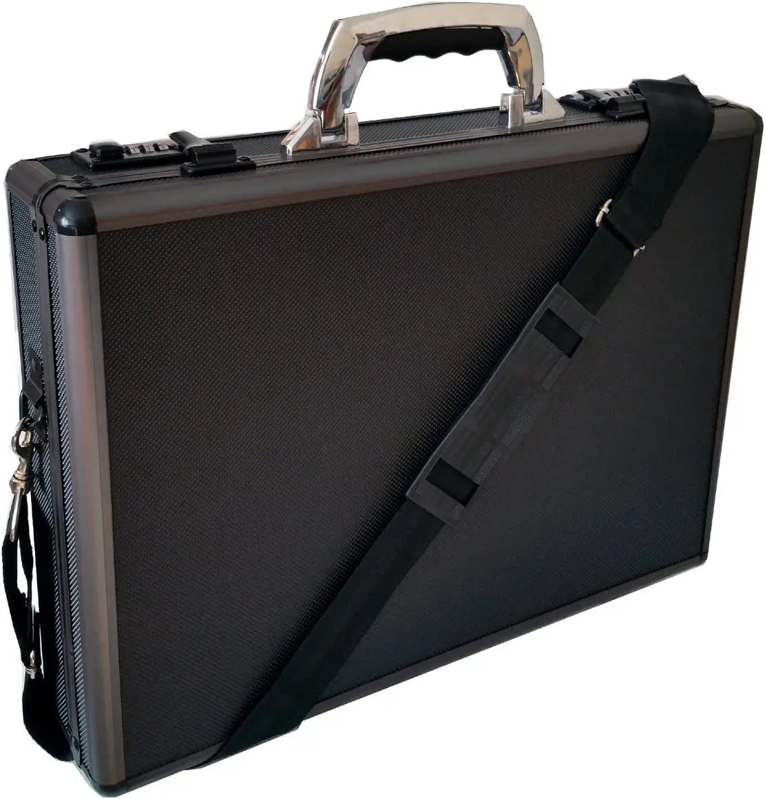 Aluminium Executive Laptop Padded Briefcase Attache Case OEM Anti-Dust IP65/IP67 Double Spinner Wheels