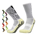Wholesale Thick Terry Antislip Sports Grips Socks Men Unisex Anti Slip Football Soccer Crew Socks