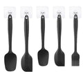 5 Piece Silicone Spatula Set  Non-stick Flexible Silicone Brush Spatulas Set