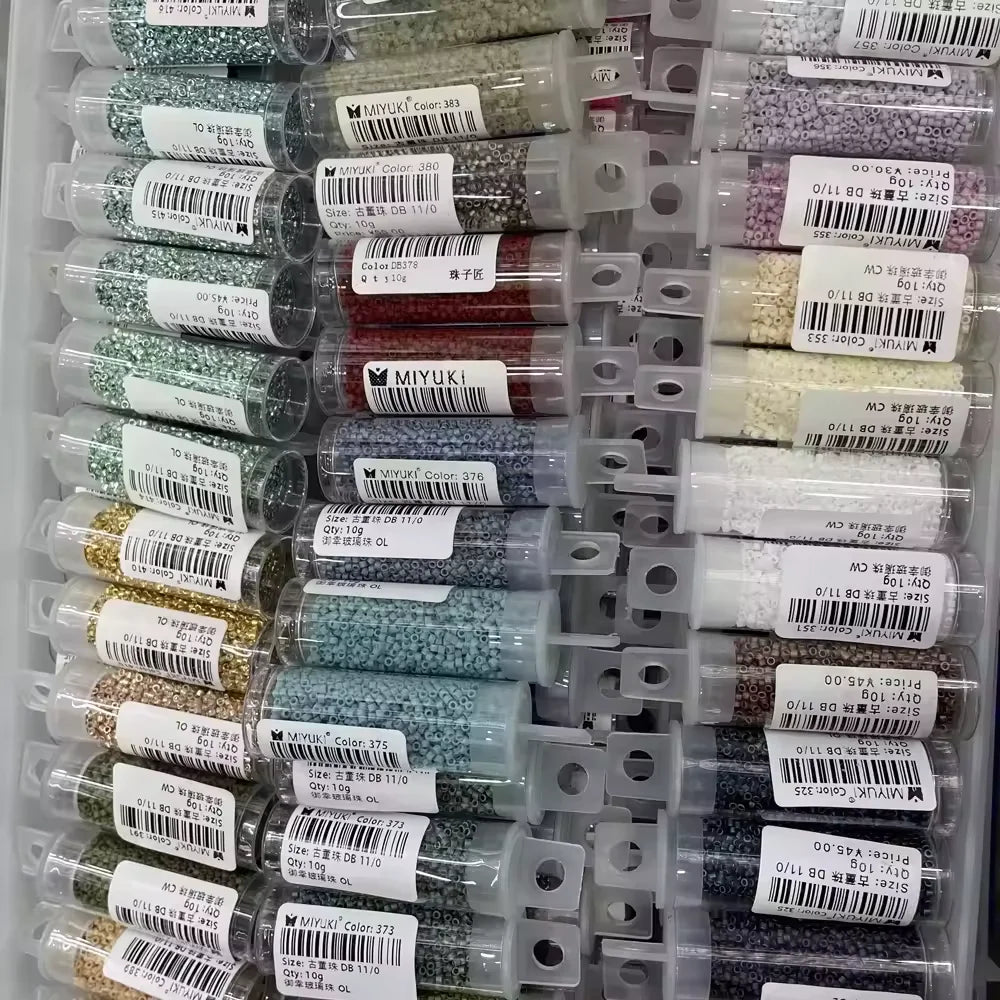 High Quality DB791-DB1707 Japan DB11/0 Miyuki Delica  10 Grams Glass Seed Beads for Jewelry Making