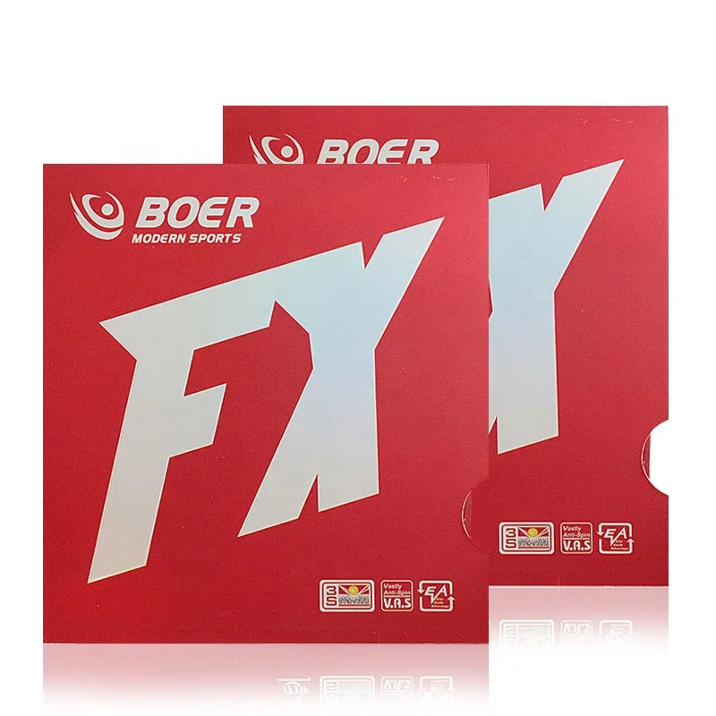 Boer Red Black Rubber High Speed FX Series Pimples in Table Tennis Rubber for DIY