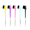 Wholesale Custom Three in One Multi-purpose Eyebrow Edge Brush Double Head Edge Control Hair Brush