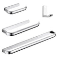 Wall Mounted Chrome Towel Rack Set with Easy Cleaning 3-Year Warranty Brass Accessories for Bathroom Use