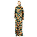 Abaya Turkish Dubai Muslim Hijab Maxi Dress Kaftan Caftan Prayer Islamic Women Robe Muslim Dress