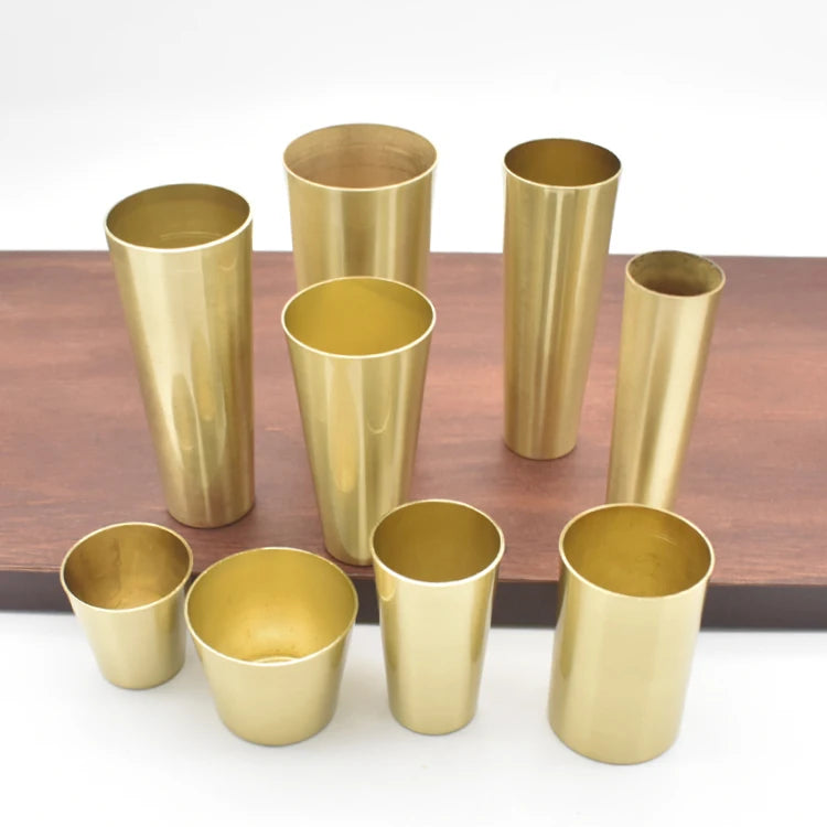 Furniture Brass Copper Support Tapered Foot Covers for Sofa Dining Living Room & Bedroom Legs-Hotel Use VT-03.149