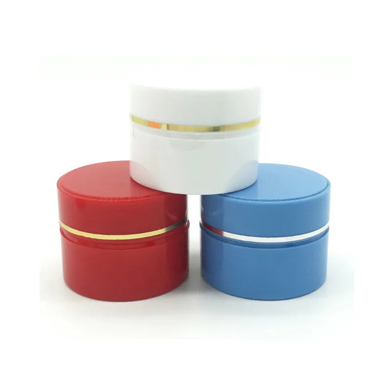 5g 5ml 8ml Small Beauty Plastic Container for Nail Polish Color Gel Cosmetic Plastic Container Gel Nail Polish Plastic Container