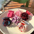 New Arrival Flower Hair Clip Sweet Petal Grab Clip Simple Elegant Ponytail Shark Clip Hair Accessory for Women Girl
