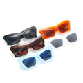 3920 Retro Fashion Women's Cat Eye PC Frame Uv 400 Sunshade Sunglasses