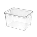 Hot Sale in Transparent Storage Box with Handle Transparent Kitchen Storage Box with Lid