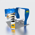 Aluminum Tension Fabric Custom Trade Show Advertising 10x10 Portable Exhibition Booth