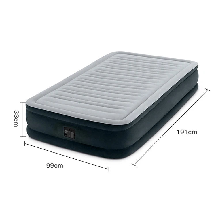Double Layer Thicken Air Mattress Bed With Built-in Pump for Home Camping Guests Inflatable Bed  High Adjustable Mattress
