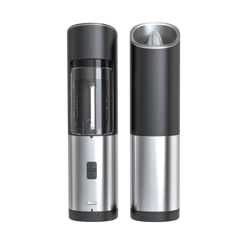 Custom Logo Kitchen Gravity Pepper Grinder Handheld Salt Mill Electric Pepper Mill Battery Pepper Mill