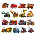 Factory Cheap Eco-Friendly PVC Iron on Plain Thread Embroidery Shop Truck Patch for Boy