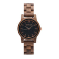 2025 Antique Fashion Quartz Custom Ultra-Thin 16mm Band Pointer Dial Walnut Wood Watch for Women