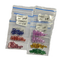 7 Colors Rectangle Shape Baguette Cut 2x4mm Rainbow Synthetic Corundum Sapphire Loose Gemstones