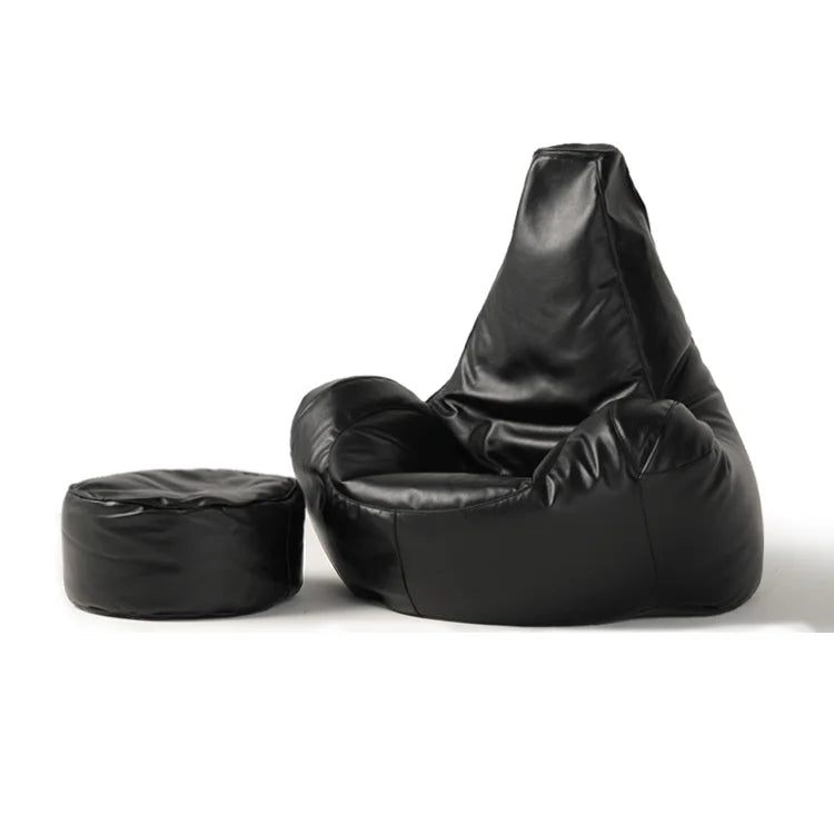 Butterfly Shape PU Leather  Bean Bag Living Room Chairs in Various Colors Large Sofa Chair With Handle for Adults and Kids