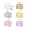 Factory Wholesale Outdoor Portable Plastic Foldable Box Plastic Portable Basket for Storage Plastic Foldable Storage Box