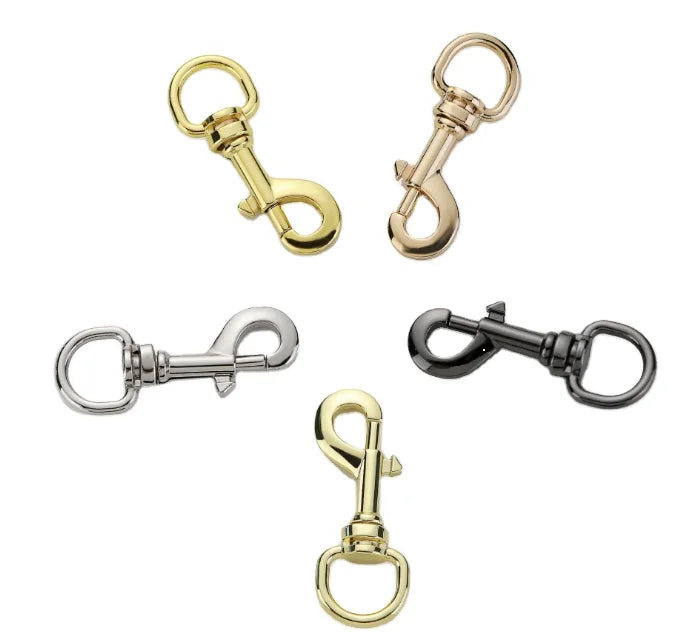 Zinc Plated Buckle Hanging Metal Spring Snap Hook Buckle Key Chain