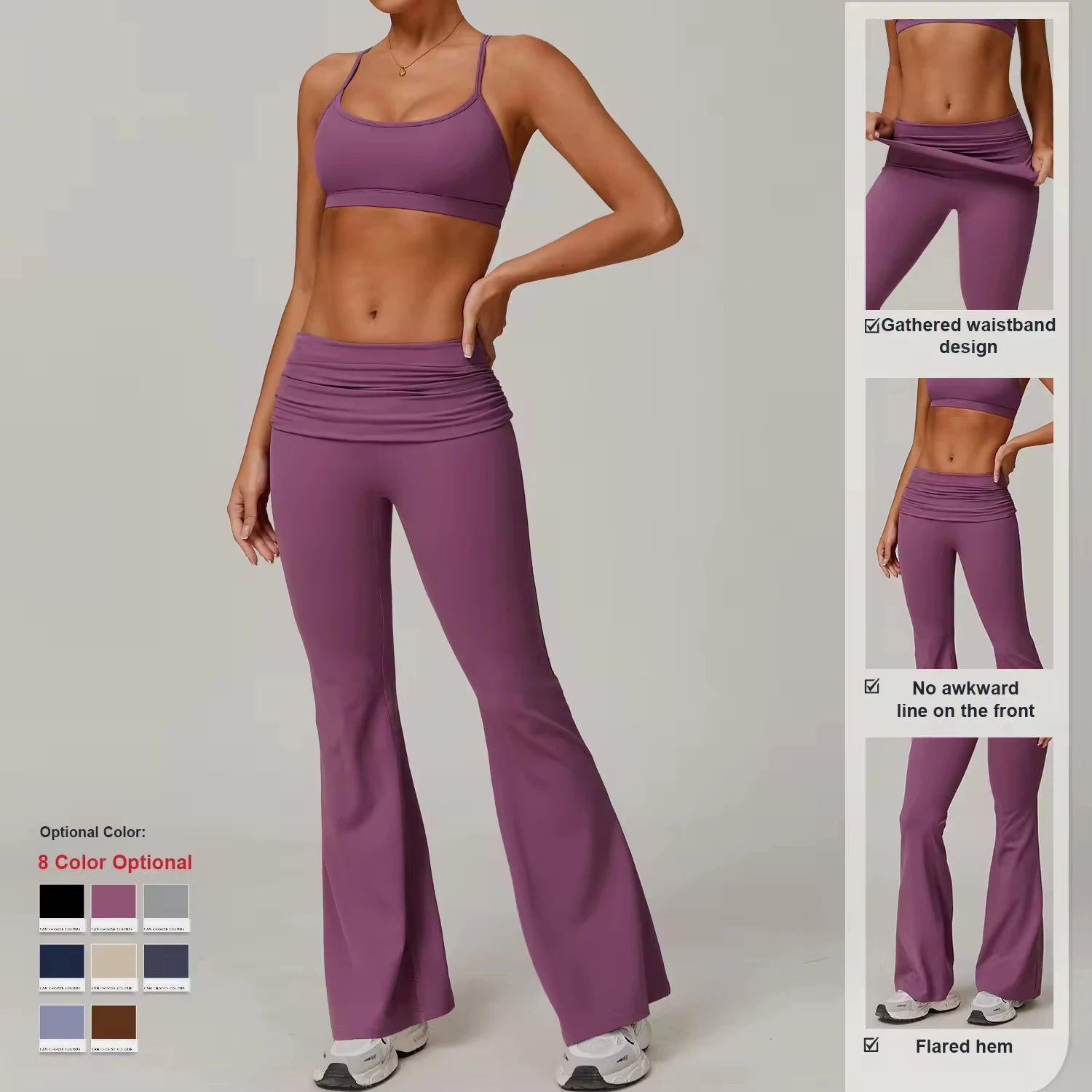 Custom High Quality Women's Yoga Leggings Solid Sustainable Recycled High Waist Breathable Quick-Drying Running Gym Tight Sports