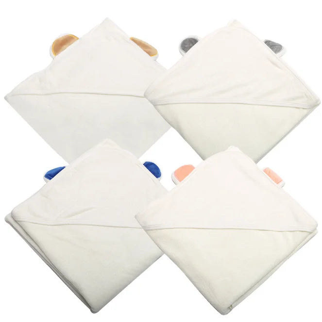 Bamboo Hooded Towel - Baby Badcape 90x90cm