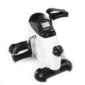 Under Desk Pedal Exerciser Adjustable Magnetic Resistance Arm Leg Trainer LCD Display Home  Medical Mini Pedal Exercise Bike