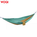 WOQI 210D Nylon Hammock Swing Portable Parachute Hammocks for Outdoor Hiking Backyard & Garden