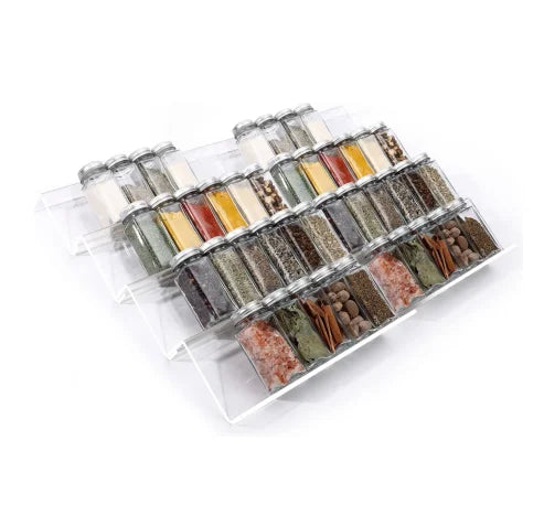 Clear Acrylic Spice Drawer Organizer