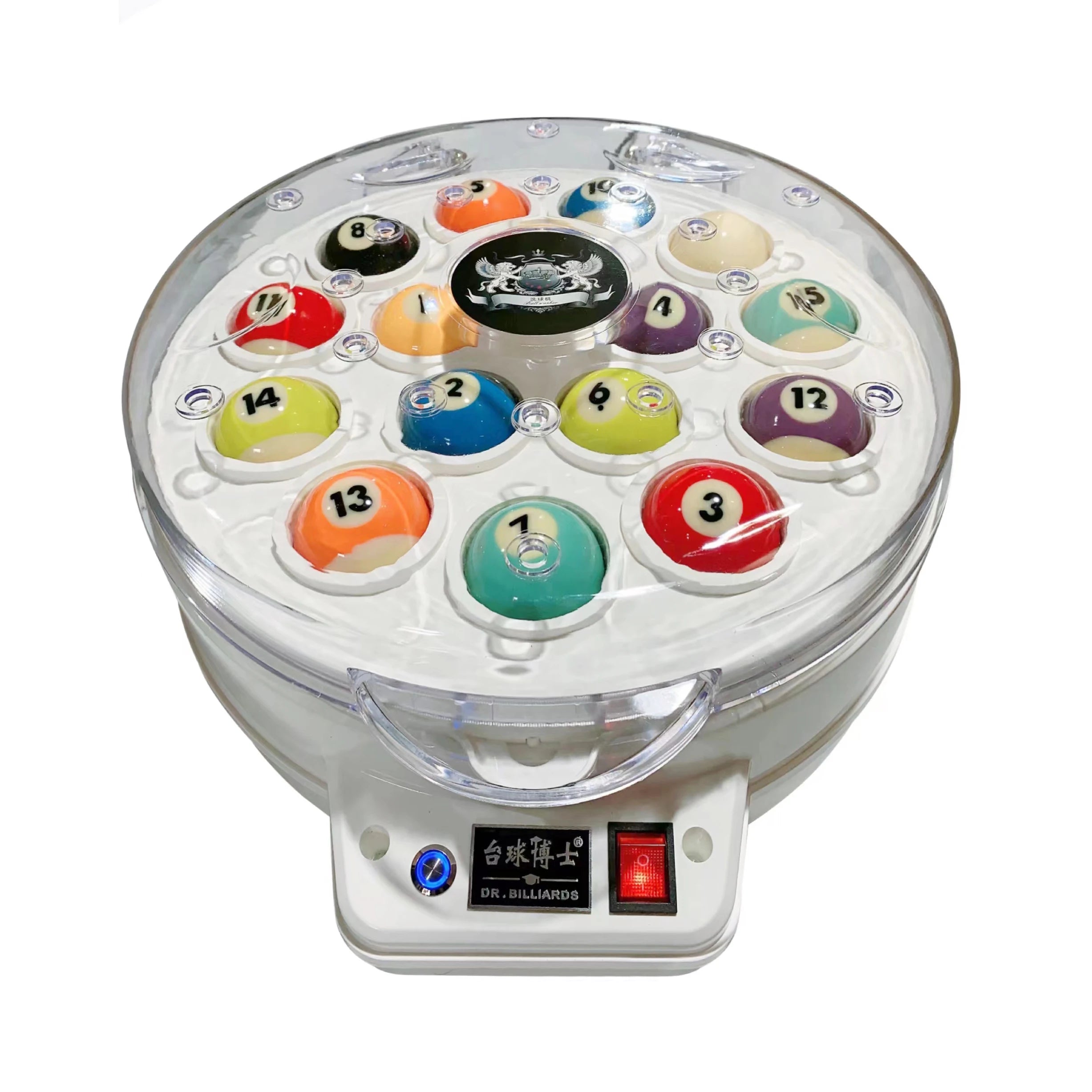 Hot Sell 57.2mm 2-1/4inch Billiard Pool Ball Cleaner Machine  for 16 Balls with Good Cleaning Washer Tool Effect