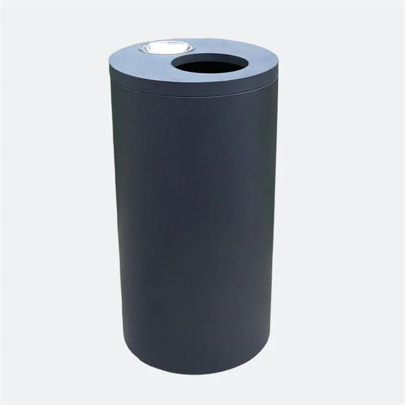 Outdoor Metal Garbage Receptacle Trash Can Outside Street Backyard Recycle Waste Bin Commercial Steel Rubbish Bin with Lid