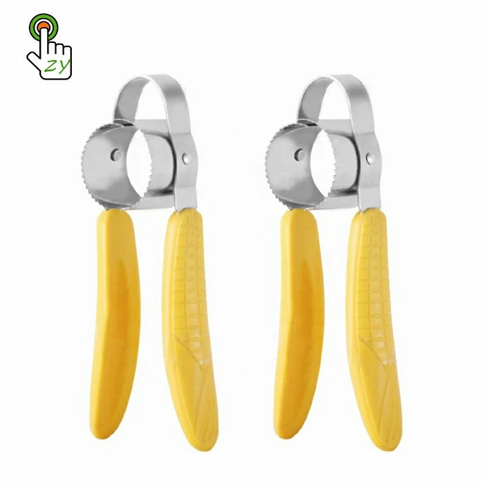 Manufactures Home Kitchen Accessories Yellow Remover Manual Maize Thresher Corn Plane Stripper Cob Cutter for Removing Kernels