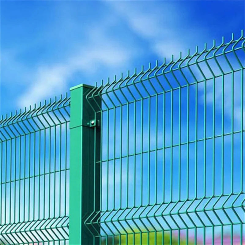High Quality Security Heat Treated Hot Dipped Galvanized Welded Triangle Curved Wire Mesh Rodent Proof Fence Panel