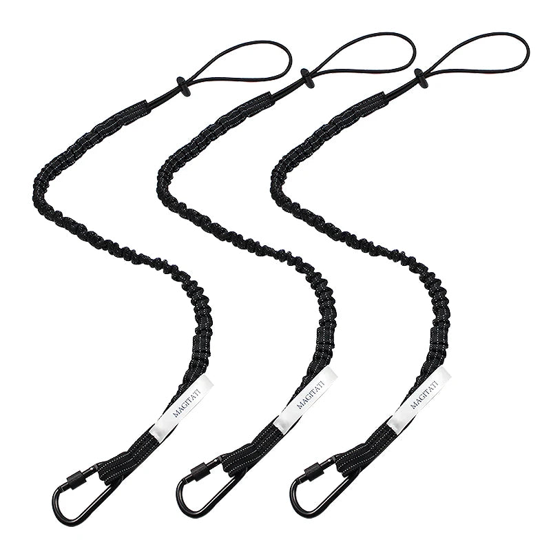Retractable Tool Lanyard Economicgolden Supplier Coil Tool Lanyard for Tool Working at Height End Tough Tether Construction