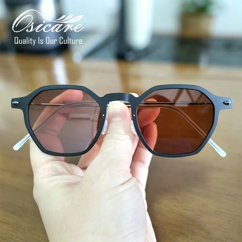 Luxury Brand Polarized Custom Shade Gafas De Sol Sonnenbrille Titanium Sun Glasses Lunettes De Soleil Men Designer Sunglasses