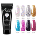 Misscheering 15ml Glitter Quick  Finger Extension  Acrylic Gel Nail Camouflage LED Hard  Gel